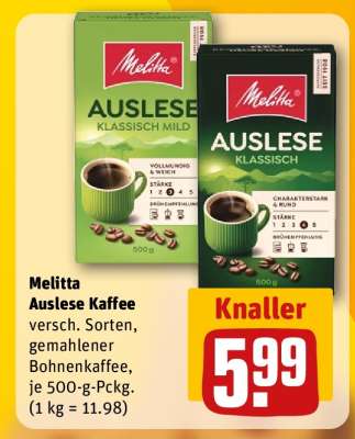 Melitta Auslese Kaffee