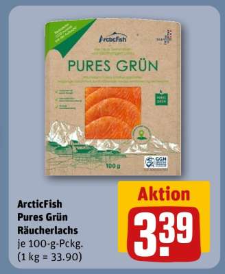 ArcticFish Pures Grün Räucherlachs