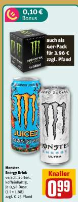 Monster energy drink