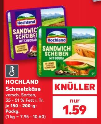 HOCHLAND Schmelzkäse