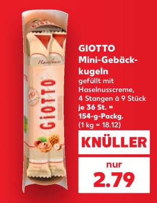 GIOTTO Mini-Gebäckkugeln