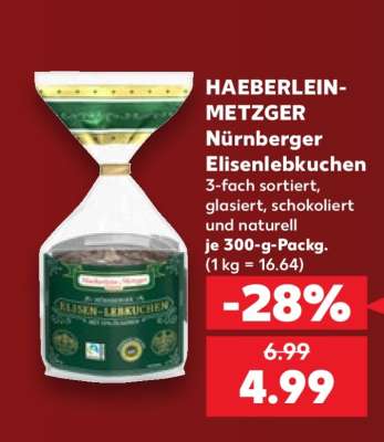 HAEBERLEIN-METZGER Nürnberger Elisenlebkuchen