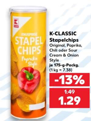 K-CLASSIC Stapelchips