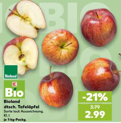 Bioland dtsch. Tafeläpfel