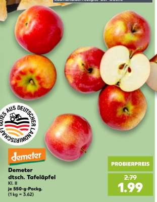 Demeter dtsch. Tafeläpfel