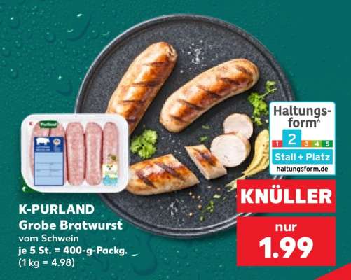K-PURLAND Grobe Bratwurst