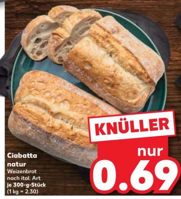 Ciabatta natur