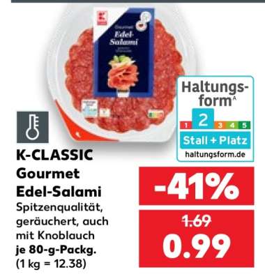 K-CLASSIC Gourmet Edel-Salami