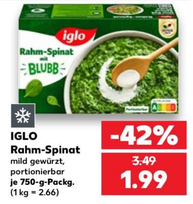 IGLO Rahm- Spinat