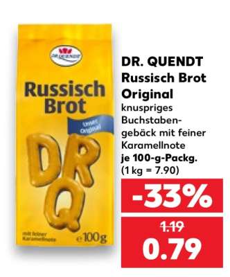 DR. QUENDT Russisch Brot Original