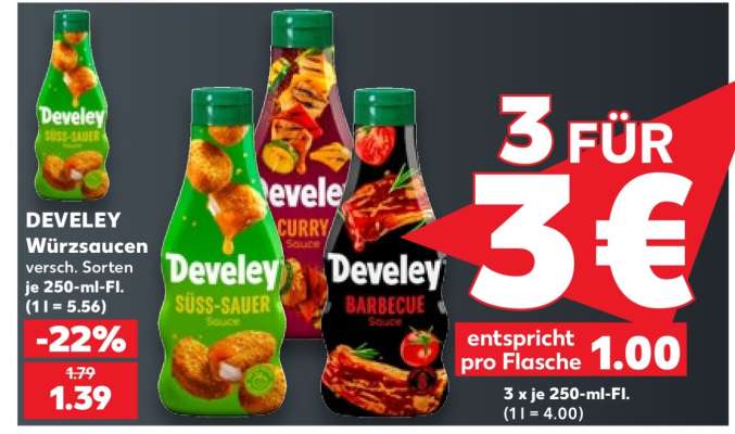 DEVELEY Würzsaucen