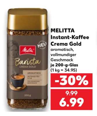 MELITTA Instant-Kaffee Crema Gold
