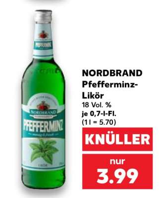 NORDBRAND Pfefferminz-Likör