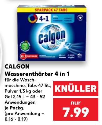 CALGON Wasserenthärter 4 in 1