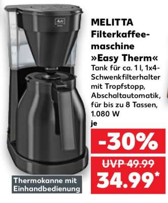 MELITTA Filterkaffeemaschine »Easy Therm«