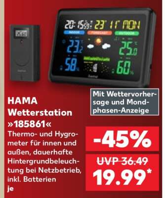 HAMA Wetterstation »185861«