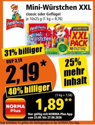 Mini Würstchen XXL