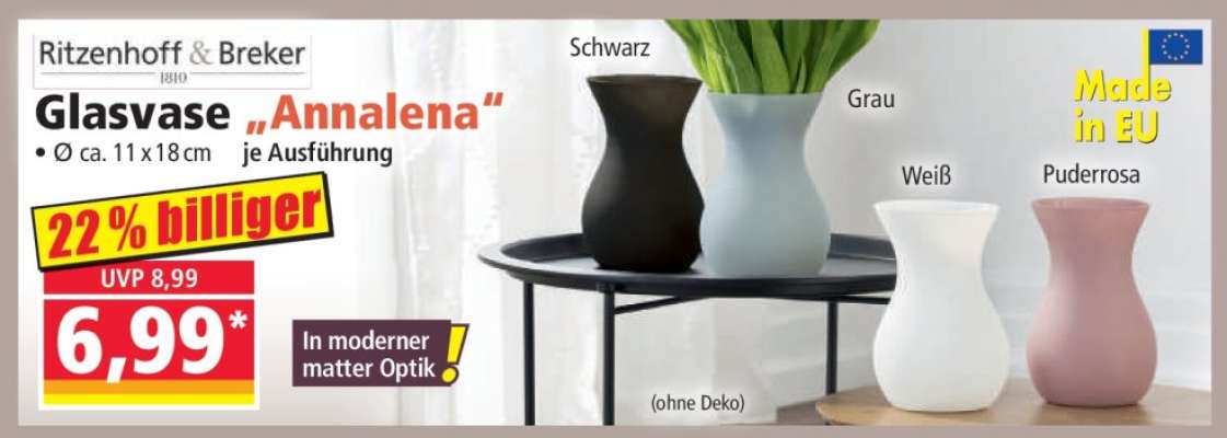 Glasvase „Annalena“