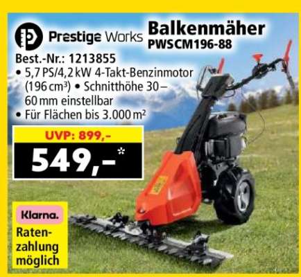 Balkenmäher PWSCM196-88