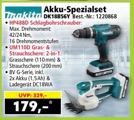 Akku-Spezialset DK18B56Y