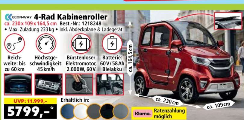 4-Rad Kabinenroller