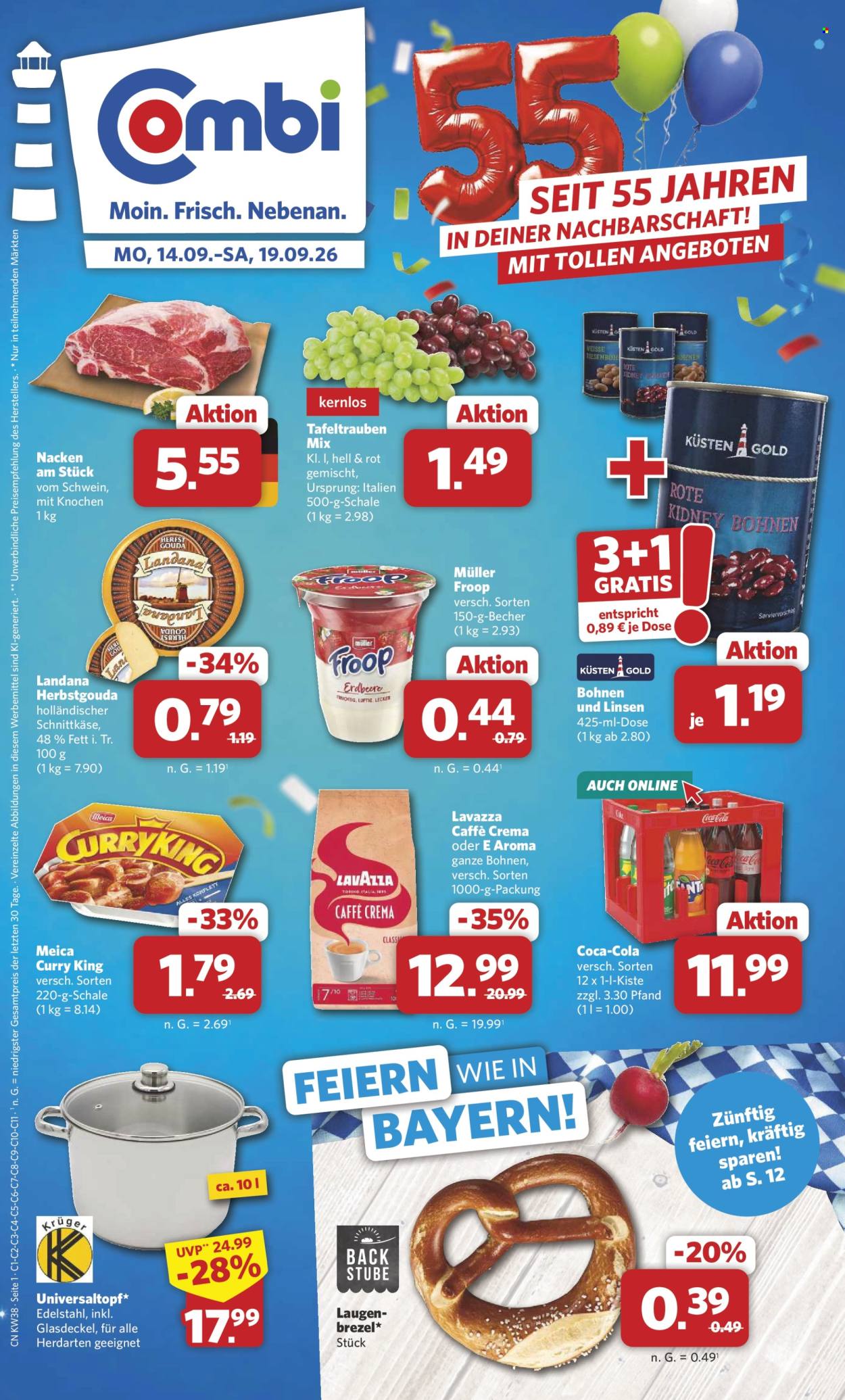Combi Prospekte  - 14.09.2026 - 19.09.2026. Seite 1