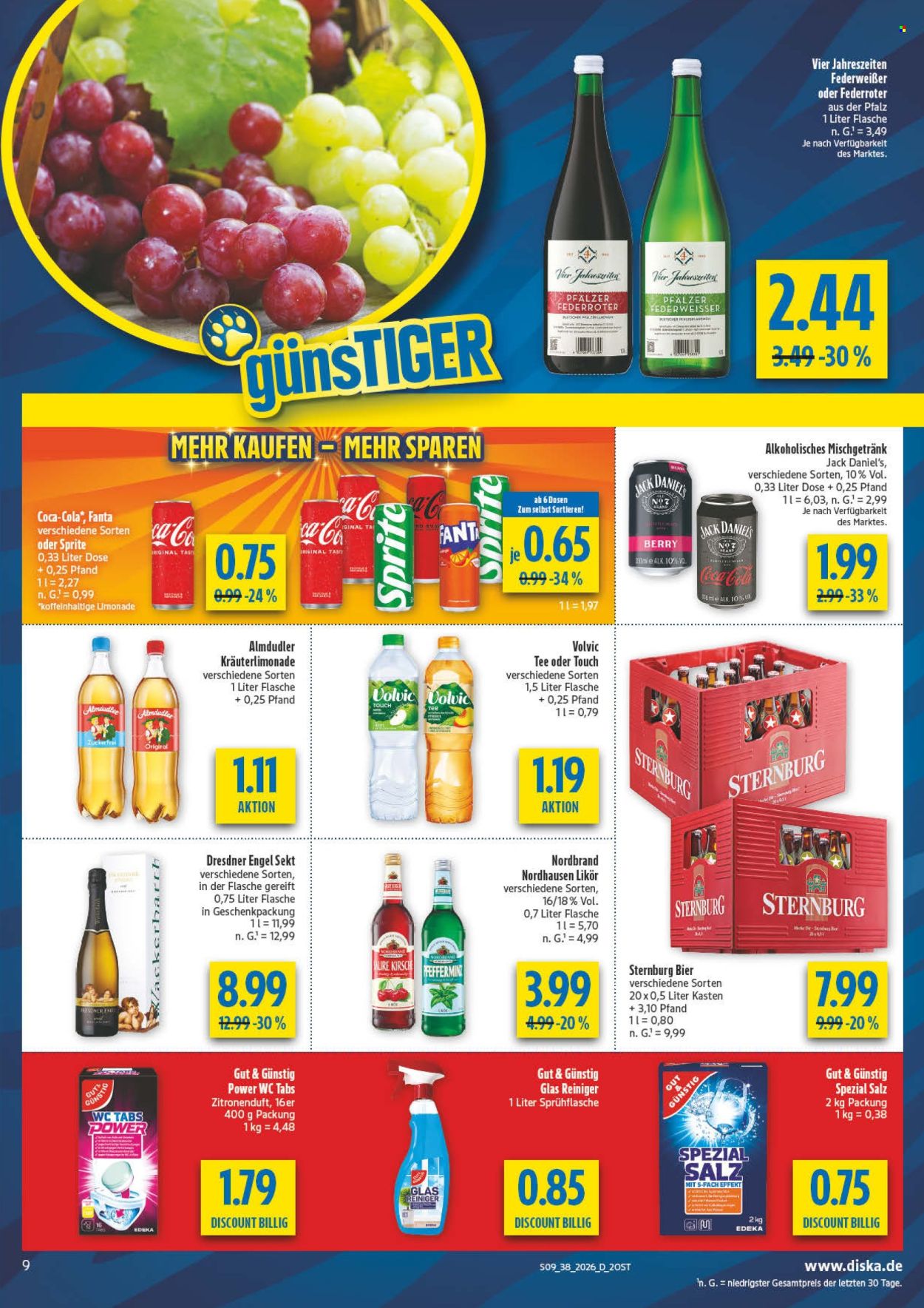 Diska Prospekte  - 14.09.2026 - 19.09.2026. Seite 9