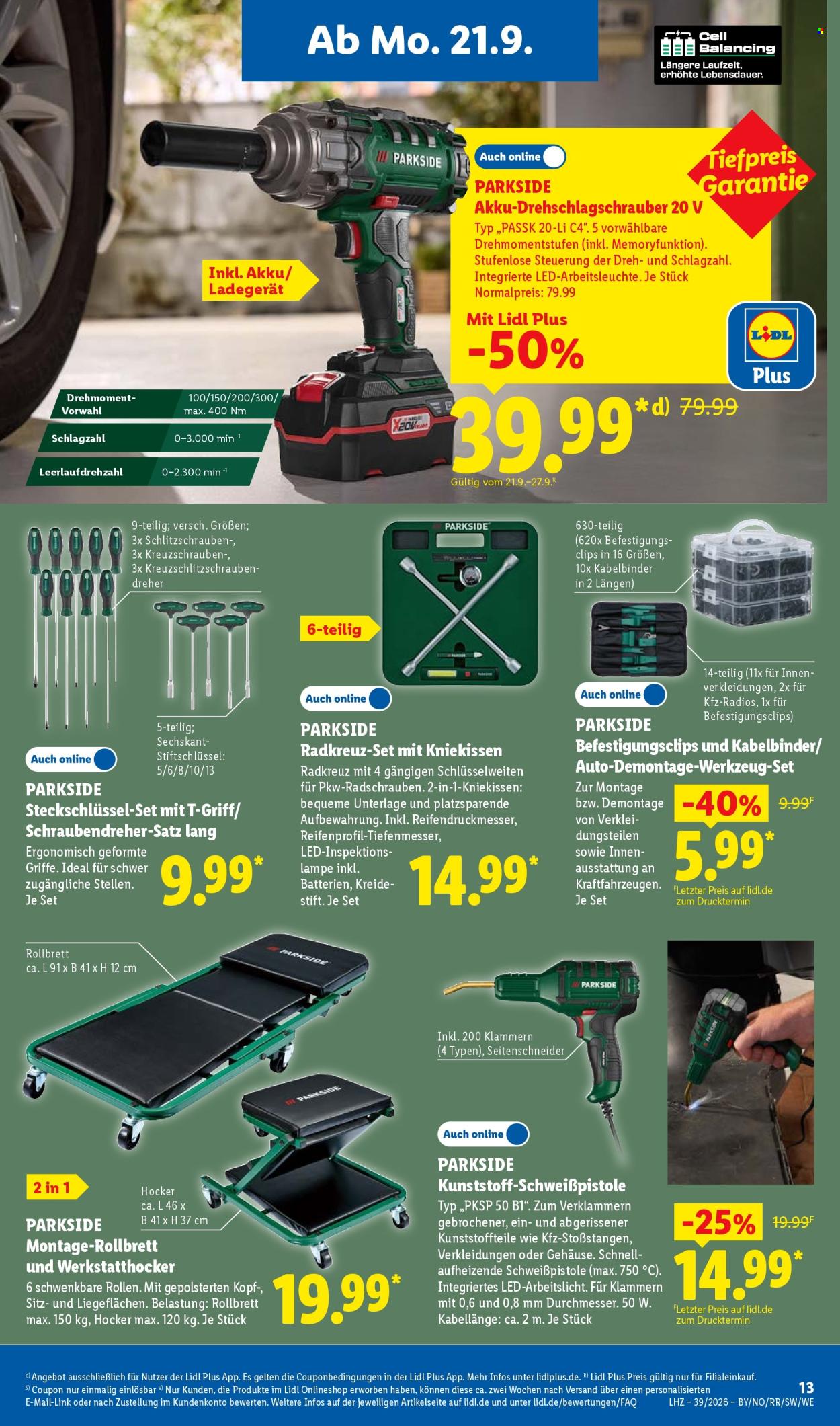 Lidl Prospekte  - 21.09.2026 - 26.09.2026. Seite 25