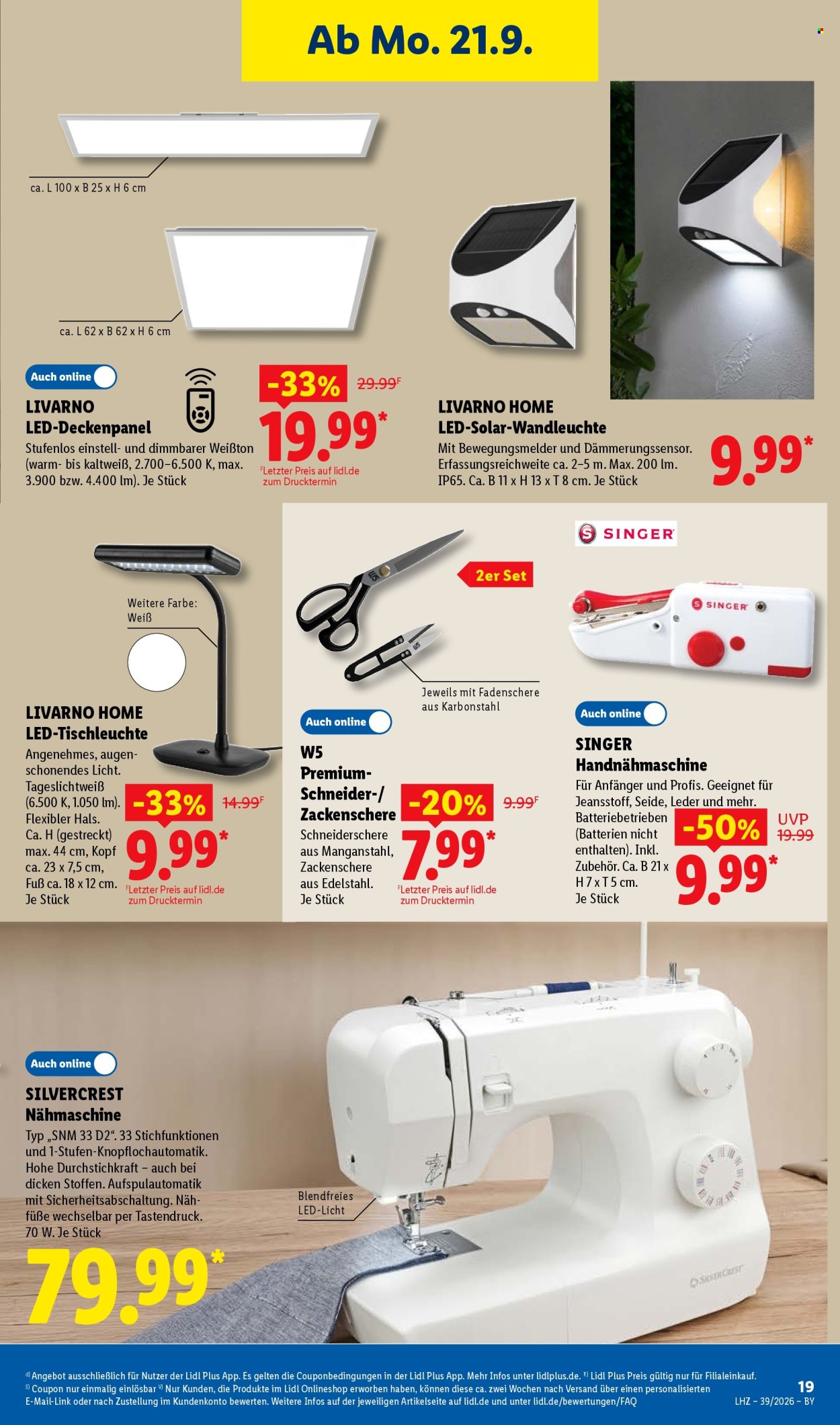 Lidl Prospekte  - 21.09.2026 - 26.09.2026. Seite 33