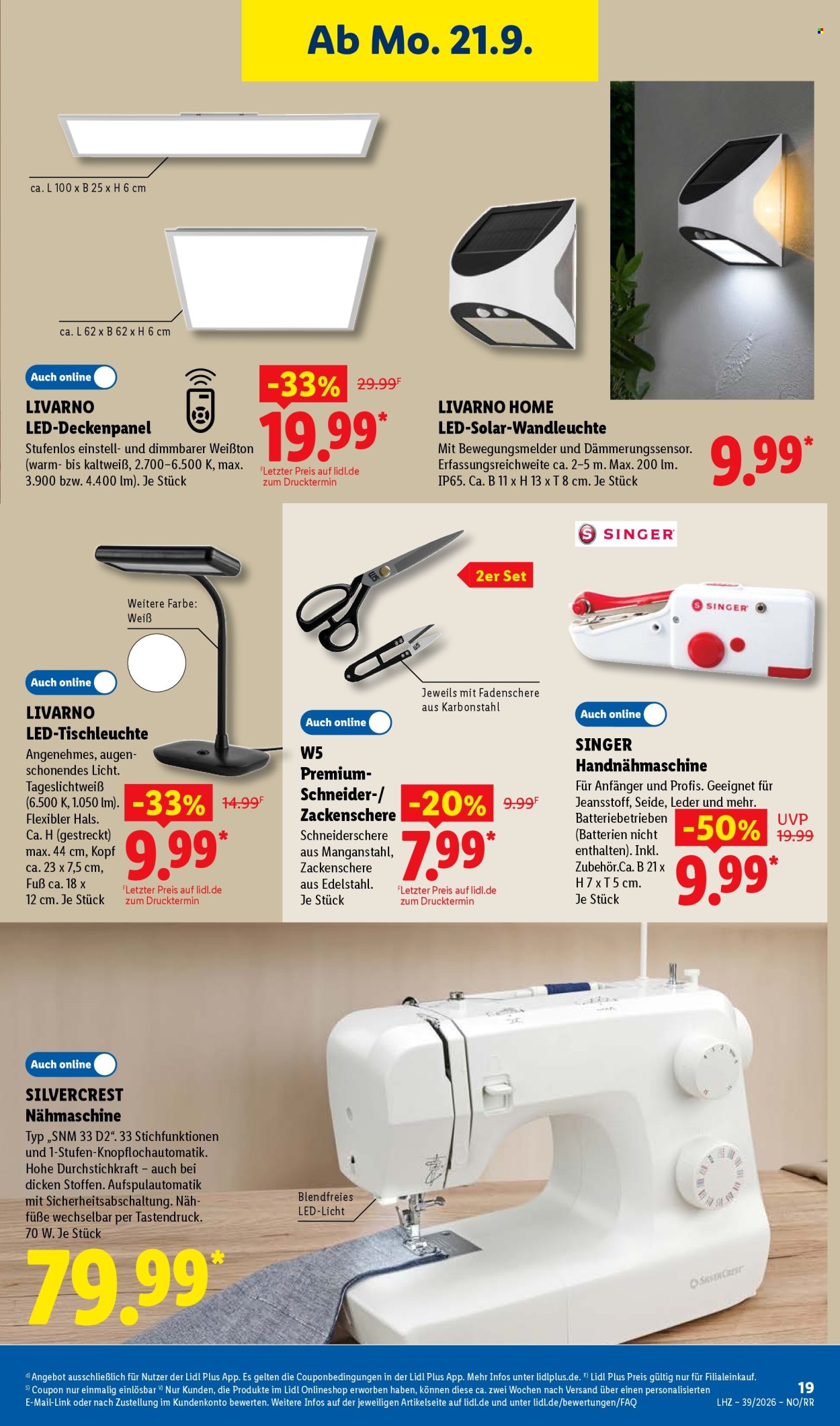 Lidl Prospekte  - 21.09.2026 - 26.09.2026. Seite 33