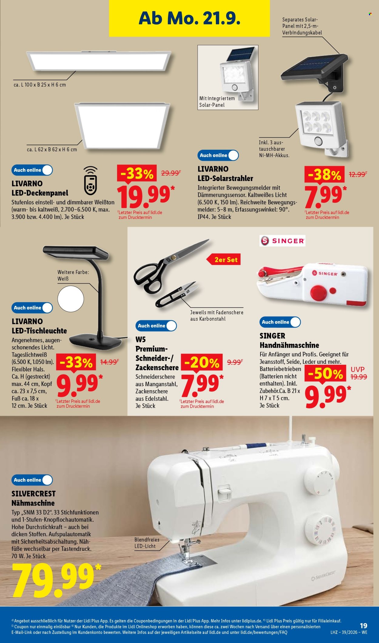 Lidl Prospekte  - 21.09.2026 - 26.09.2026. Seite 33