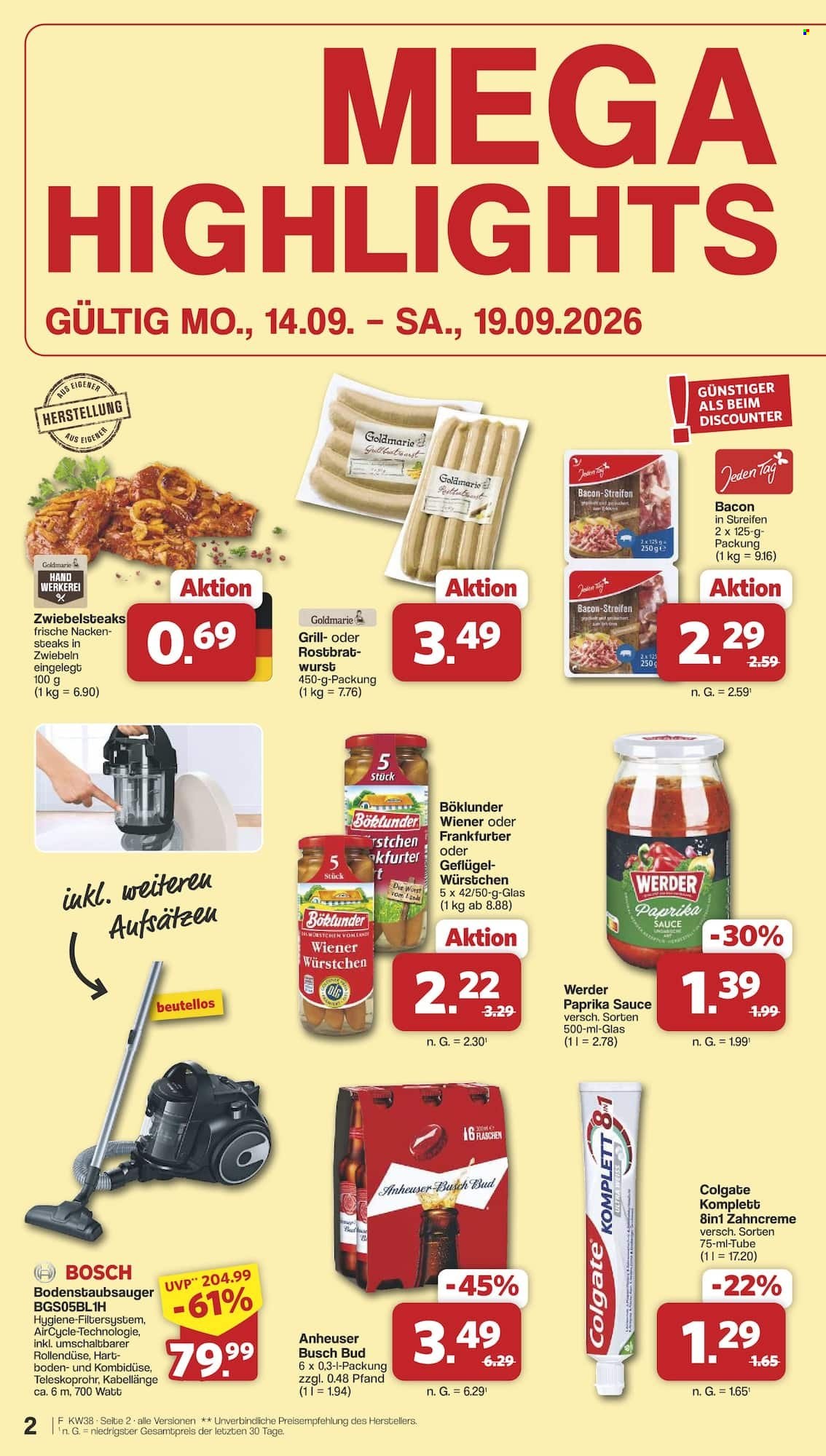 famila Prospekte  - 14.09.2026 - 19.09.2026. Seite 2