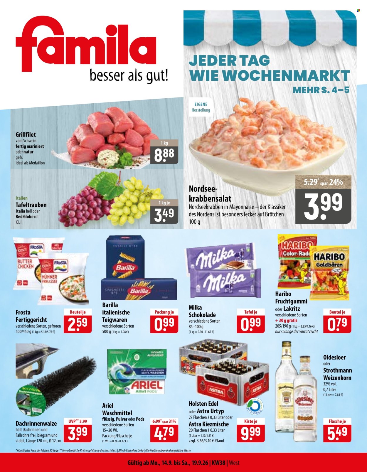 famila Prospekte  - 14.09.2026 - 19.09.2026. Seite 1