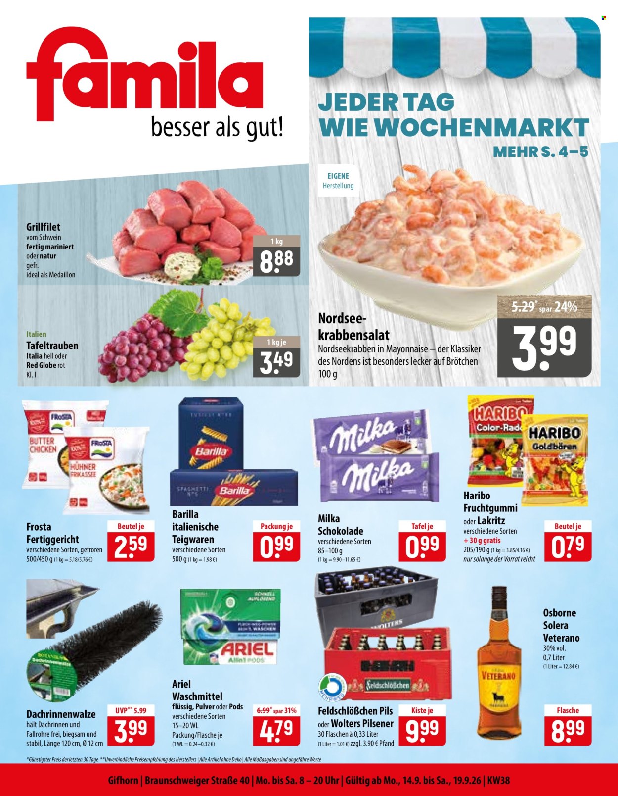 famila Prospekte  - 14.09.2026 - 19.09.2026. Seite 1