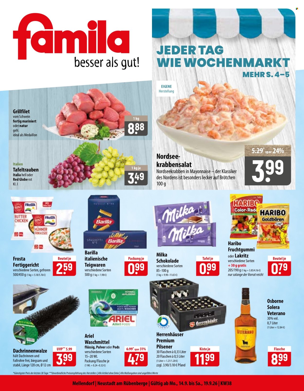 famila Prospekte  - 14.09.2026 - 19.09.2026. Seite 1