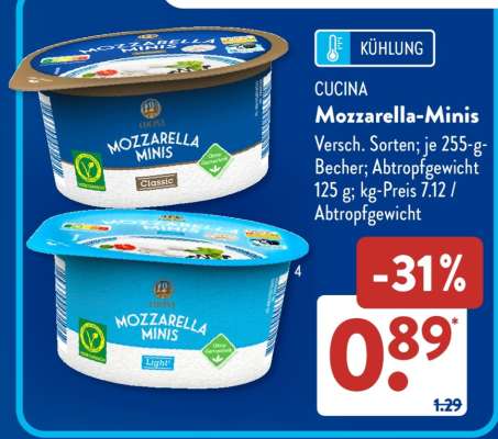 Cucina Mozzarella-Minis