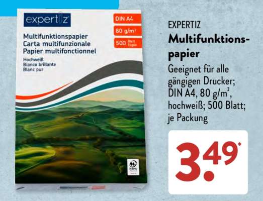 EXPERTIZ Multifunktionspapier