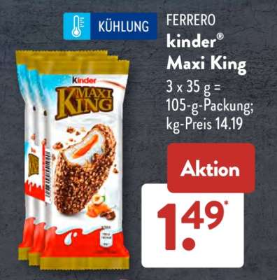 FERRERO Kinder Maxi-King
