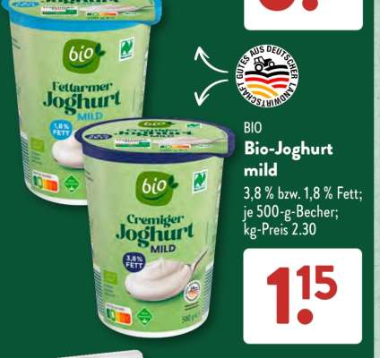 Bio-Joghurt mild