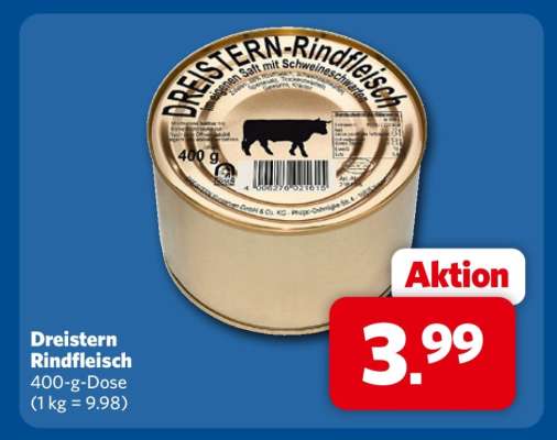 Dreistern Rindfleisch
