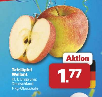 Tafeläpfel Wellant