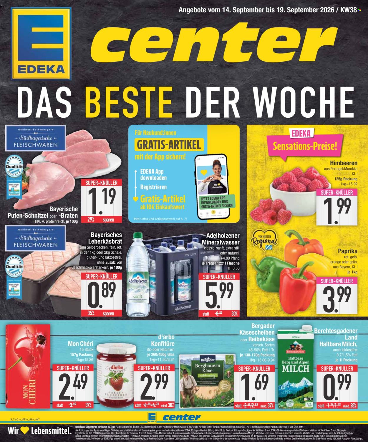 Edeka Prospekte  - 14.09.2026 - 19.09.2026. Seite 1