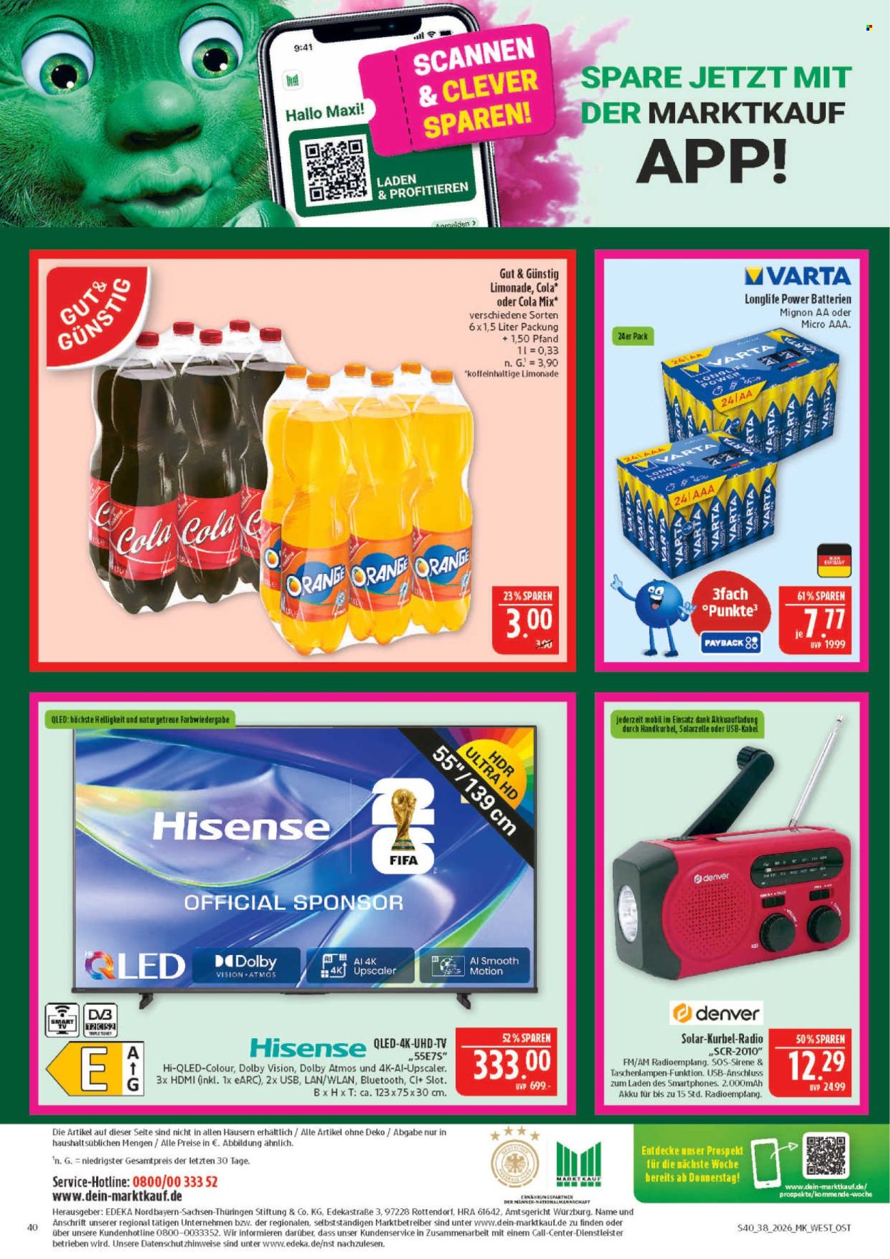 Marktkauf Prospekte  - 14.09.2026 - 19.09.2026. Seite 40