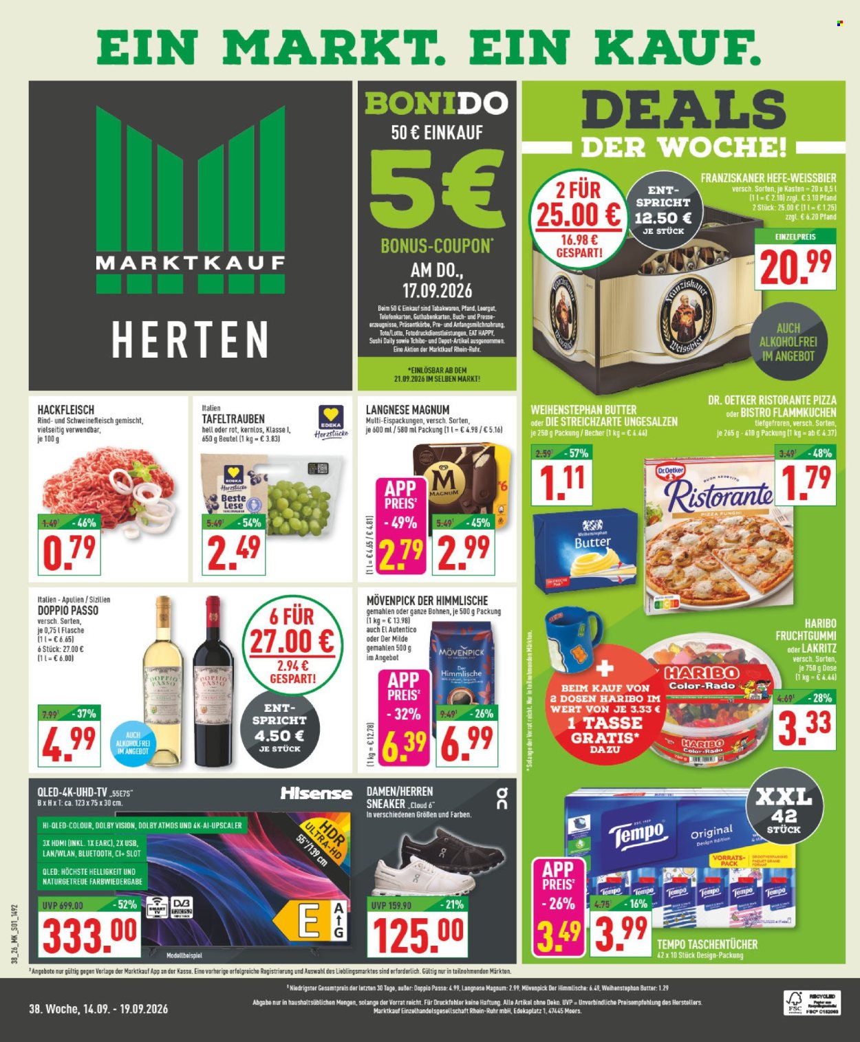 Marktkauf Prospekte  - 14.09.2026 - 19.09.2026. Seite 1