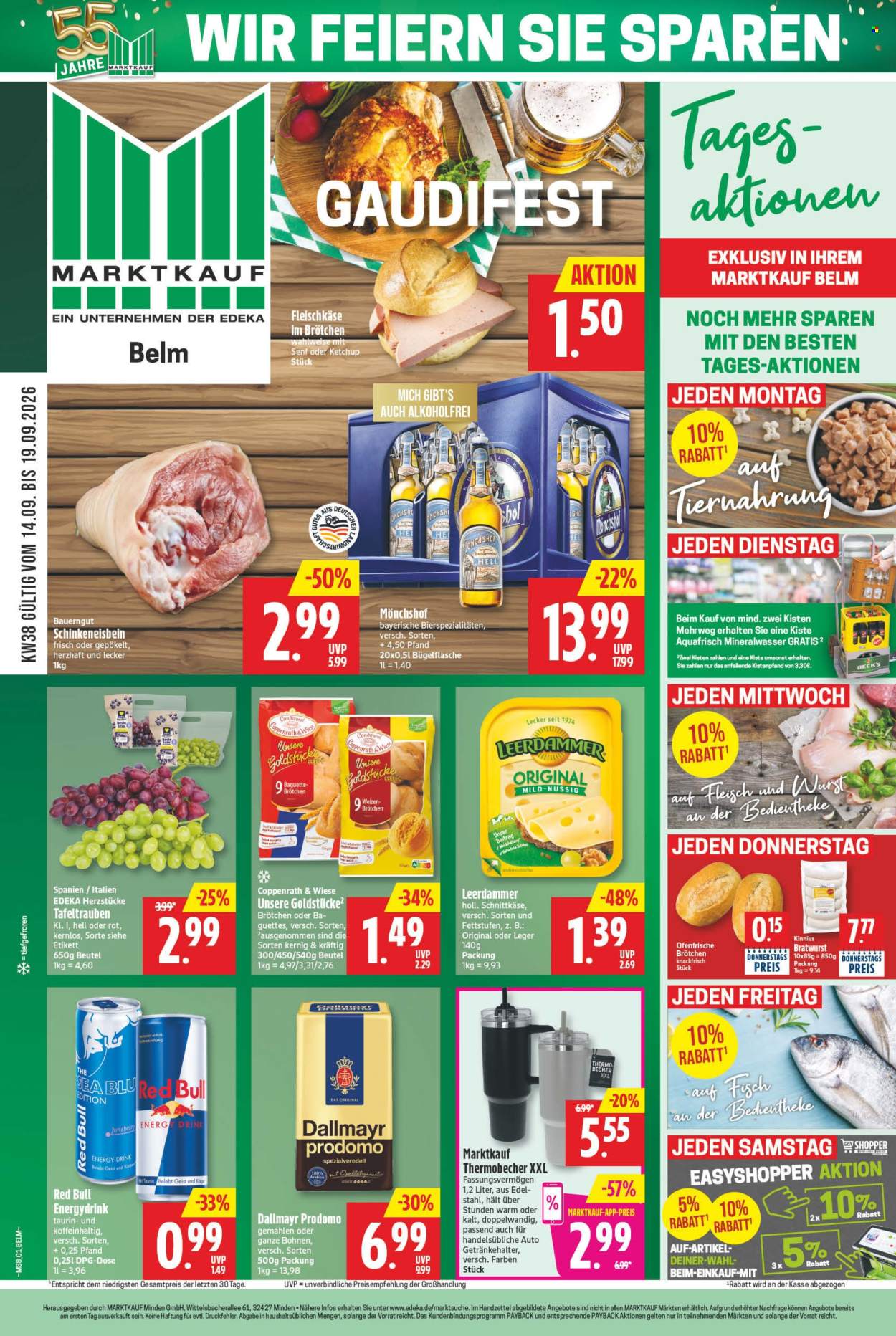 Marktkauf Prospekte  - 14.09.2026 - 19.09.2026. Seite 1