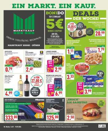 Prospekte Marktkauf - 14.09.2026 - 19.09.2026.