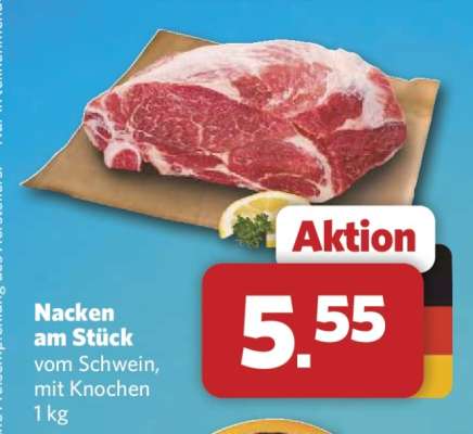 Nacken am Stück