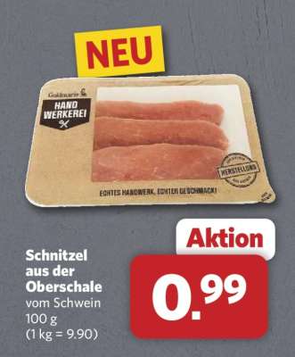 Schnitzel aus der Oberschale