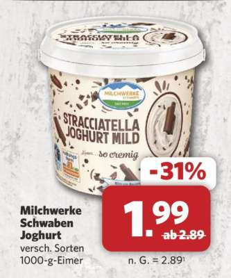 Milchwerke Schwaben Joghurt