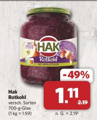 HAK Rotkohl